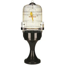 Клетка для средних и крупных птиц Ferplast Max 6 Antique Brass коричневая Ø53x165 см 55025502