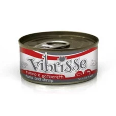 Влажный корм для котов Vibrisse tuna and shrimp тунец и креветки 140 г C1018361