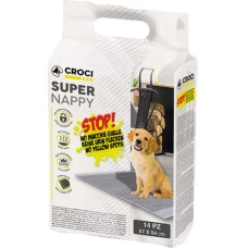 Пелюшки для собак Croci Super Nappy з активованим вугіллям 57х54 см 14 шт C6028170