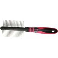 Гребінець для собак та котів Croci Vanity двосторонній 1.8x6.2х21 см C6067615