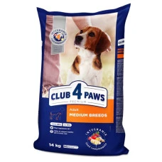Сухий корм для собак середніх порід Club 4 Paws 14 кг B4530701