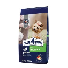 Сухий корм для собак малих порід Club 4 Paws з качкою 14 кг B4531222