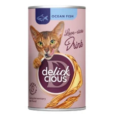 Влажный корм для котов Delickcious Напиток с океанической рыбой 140 г D6251202