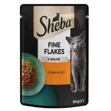 Влажный корм для котов Sheba с индейкой в желе 85 г 460604
