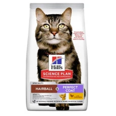 Сухой корм для котов Hill's Science Plan Hairball & Perfect Coat Chicken с курицей 3 кг 608548
