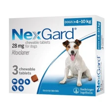 Таблетка против внешних паразитов для собак NexGard от 4 до 10 кг ЦЕНА ЗА 1 ШТ 157603