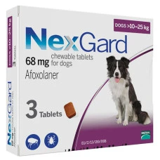Таблетка против внешних паразитов для собак NexGard от 10 до 25 кг ЦЕНА ЗА 1 ШТ 157600