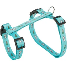 Шлея з повідцем для кролика Trixie блакитна 25-44 см TX-6263