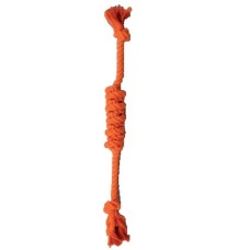 Игрушка для собак Croci Juice канат c узловой серединой оранжевый 43 см C6198687