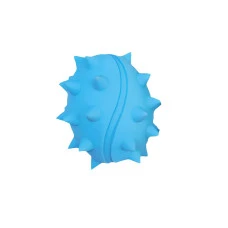 Игрушка для собак Croci spiky мяч с шипами голубой 10-14 см C6198590