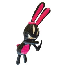 Игрушка для собак Croci Horror сказочный заяц с пищалкой 10-15 см C6099136
