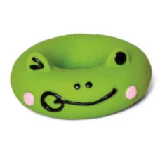 Игрушка для собак Croci Donuts пончик с пищалкой салатовый 10 см C6098657