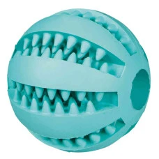 Игрушка для собак Trixie Denta Fun Ball мяч резиновый бирюзовый 6.5 см TX-3289