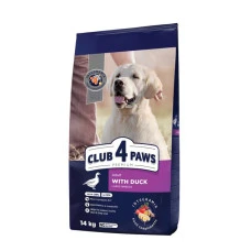 Сухий корм для собак великих порід Club 4 Paws з качкою 14 кг B4531101