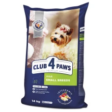 Сухий корм для собак дрібних порід Club 4 Paws із куркою 14 кг B4530601