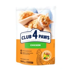 Сухой корм для котов Club 4 Paws с курицей 300 г B4610411