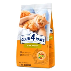 Сухой корм для котов Club 4 Paws with Rabbit с кроликом 2 кг B4640311