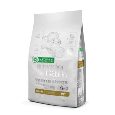 Сухой корм для собак малых пород с белой шерстью Nature's Protection Superior Care White Dogs Adult Small and Mini Breeds с ягненком 10 кг 