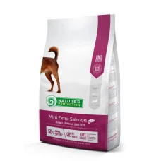 Сухой корм для собак малых пород Nature's Protection Mini extra Salmon Adult Small Breeds с лососем 2 кг