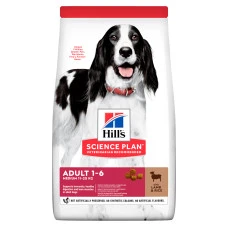 Сухий корм для собак середніх порід Hills Science Plan Adult Medium Lamb & Rice з ягням та рисом 14 кг 607653