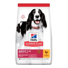 Сухий корм для собак середніх порід Hills Science Plan Adult Medium Chicken із куркою 14 кг 604354