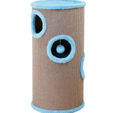 Кігтеточка для котів PolyPet будиночок-вежа блакитна 40x100 см КРД/01052-02