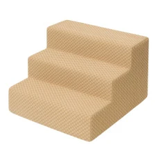 Ступеньки трехэтажные для собак и котов PolyPet бежевые 40x60x30 см KPK0021-22