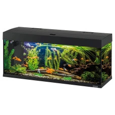 Аквариум Ferplast Dubai 120 LED со светодиодной лампой и комплектующими черный 240 л 121х41х56 см 65038117