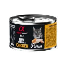 Влажный корм для котов Alpha Spirit Chicken Adult Cat с курицей 200 г as311209