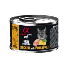 Влажный корм для котов Alpha Spirit с курицей и ананасами 200 г as310363